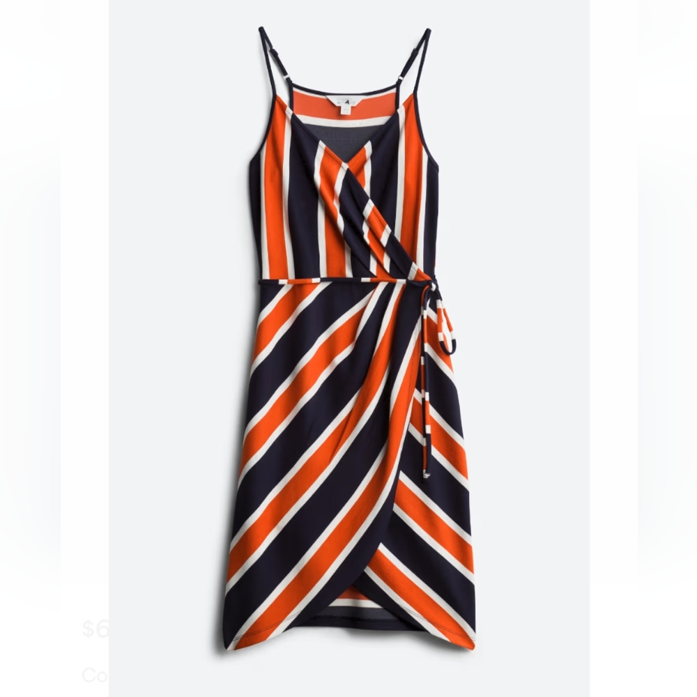 Annora Faux Wrap Jersey Dress